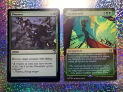 MTG Foil: WOT Rare 0057 Nature's Will; MID 193/277 Plummet - Image 1