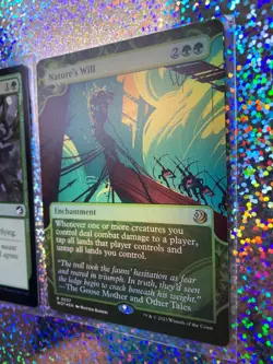MTG Foil: WOT Rare 0057 Nature's Will; MID 193/277 Plummet - Image 3