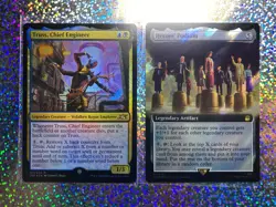 MTG: WHO Surge Foil 1070 Heroes' Podium; Foil 181/244 Truss, Chief Engineer - Image 1