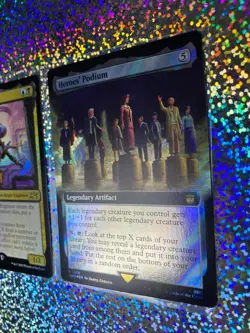 MTG: WHO Surge Foil 1070 Heroes' Podium; Foil 181/244 Truss, Chief Engineer - Image 4