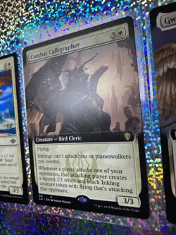 MTG Commander 2021 (C21) Rare Regular 341 Combat Calligrapher (Extended Art) - Image 5