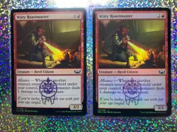2022 MTG Streets of New Capenna (SNC) Foil 131/281 Witty Roastmaster (x2) - Image 1