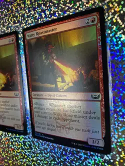 2022 MTG Streets of New Capenna (SNC) Foil 131/281 Witty Roastmaster (x2) - Image 4