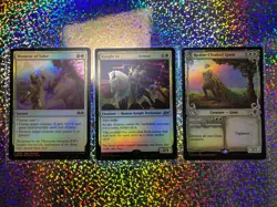 MTG Foil: ELD Mythic 277 Realm-Cloaked Giant (Showcase); 0020 Moment of Valor - Image 1