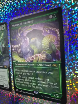 MTG Rare Regular Weaver of Harmony: 483 Extended Art; 395 Showcase - Image 3
