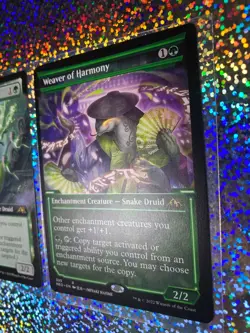 MTG Rare Regular Weaver of Harmony: 483 Extended Art; 395 Showcase - Image 4