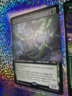 MTG Rare Regular Weaver of Harmony: 483 Extended Art; 395 Showcase - Image 5