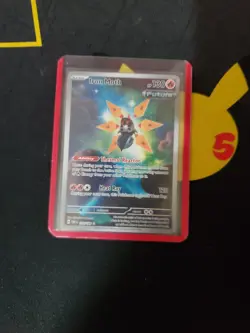 Iron Moth Illustration Rare 187/182 - 2023 Pokemon Paradox Rift NM - Image 1