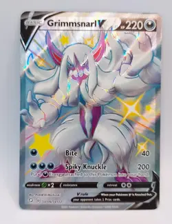 Grimmsnarl V SV116/SV122 Full Art Holo Rare Shiny Vault Pokemon Shining Fates NM - Image 1
