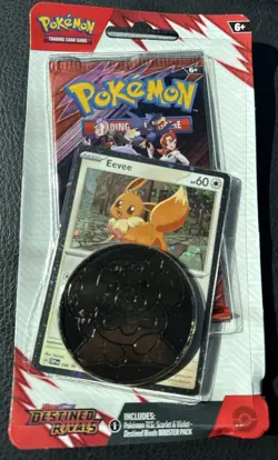 Pokemon Destined Rivals Blister Pack | Eevee Promo | BRAND NEW - Image 1