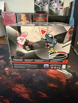 Pokemon Scarlet Violet SV10.5 Unova Mini Tin Display Sealed Case of 8 Tins - Image 3
