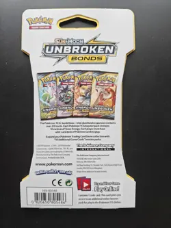 Unbroken Bonds Sleeved Booster | OVP Sealed | Seltener Pokemon Booster Blister - Image 2