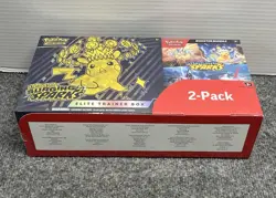 Pokemon TCG Surging Sparks ETB + Booster Bundle Costco 2-Pack Sealed - Image 5