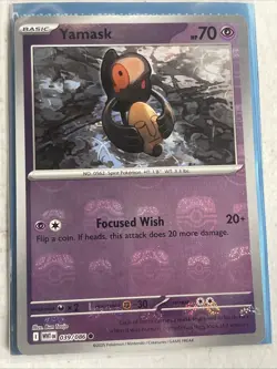 Pokemon White Flare Master Ball Reverse Holo Yamask 039/086 Pokemon TCG NM - Image 1