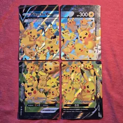 Pokemon Lot: Pikachu V Union SWSH139 SWSH140 SWSH141 SWSH142 4 Promo Set - LP/NM - Image 1