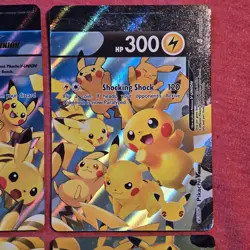 Pokemon Lot: Pikachu V Union SWSH139 SWSH140 SWSH141 SWSH142 4 Promo Set - LP/NM - Image 3