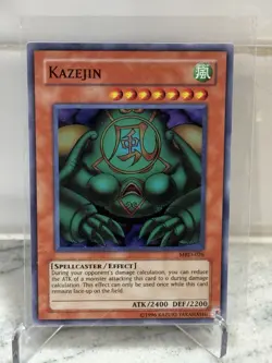 Yugioh Kazejin MRD-026 Super Rare Unlimited NM - Image 1