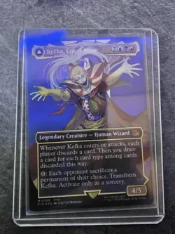 FOIL KEFKA, COURT MAGE (BORDERLESS) (398) Final Fantasy FIN Magic MTG MINT CARD - Image 1