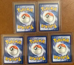 Lot of 5 Pokemon TCG Mega Evolutions MEG Illustration Rare SIR & Full Art Cards - Image 2
