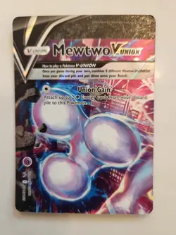 Mewtwo V-UNION [Set of 4] SWSH: Sword & Shield Pokemon PROMO Cards Holo NM - Image 2