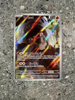 Pokemon TCG Cards Torkoal 172/167 Twilight Masquerade Illustration Rare NM - Image 1