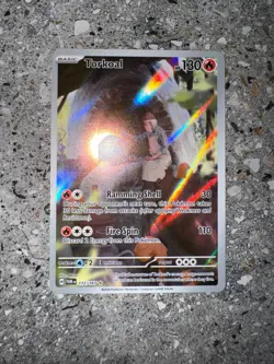 Pokemon TCG Cards Torkoal 172/167 Twilight Masquerade Illustration Rare NM - Image 3