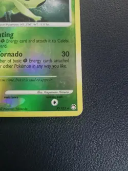 Pokemon Card Celebi 7/123 D&P Mysterious Treasures Reserve Holo Rare - Image 5