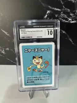 Meowth Old Maid 2019 Japanese Pokemon Card CGC Gem Mint 10 - Image 1