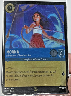Moana Lorcana Cinemark Promo #26/P2 Sealed Disney Card - Theater Exclusive - Image 1