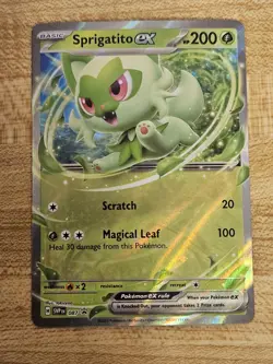 Pokemon TCG - Sprigatito ex 087 Sv: Scarlet & Violet Promo Cards Holo - Image 1