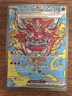 POKEMON TCG Prismatic Evolutions HEARTHFLAME MASK OGERPON EX SIR Card 148/131 - Image 2
