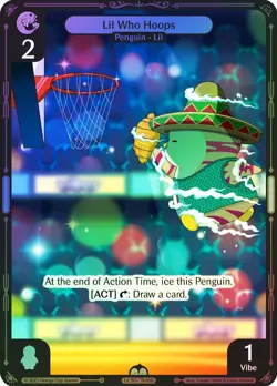 Vibes TCG FOIL Lil Who Hoops - Legend of the Lils Card # 074 - Image 1