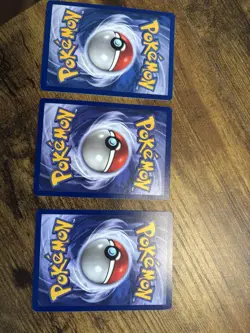 Pokemon Set Articuno, Zapdos, Moltres Original Cards 1999 17,27, And 30/62 - Image 2
