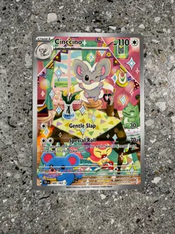 Pokemon TCG Cards Cinccino 183/162 Temporal Forces Illustration Rare NM-M - Image 1