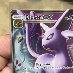 Pokemon Espeon GX TCG SM35 Sun and Moon Black Star Promo Card Pack Fresh - Image 2