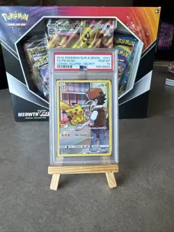 2019 Pikachu Secret 241/236 Pokemon Card Sun And Moon Cosmic Eclipse PSA 10 - Image 1