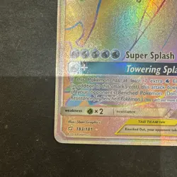 Pokemon Card MagiKarp & Wailord GX -(Secret) 183/181 SM - Team Up - Image 5
