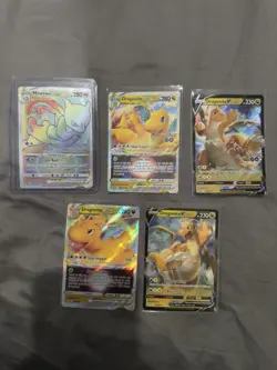 Pokemon Go-Mewtwo VSTAR 079/078 Plus Dragonite Promo Cards and Dragonite V/VSTAR - Image 1