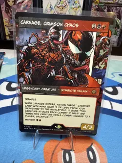 Carnage, Crimson Chaos Borderless - SPM 0227 - NM - MTG Magic - Image 1