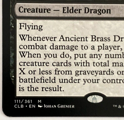 MTG Ancient Brass Dragon Commander Legends Baldur's Gate 111/361 Mythic NM! - Image 4