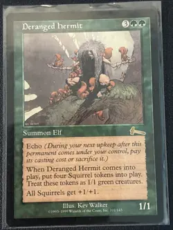MTG Deranged Hermit - Urza’s Legacy 1999 #103/143 - Rare - Image 2