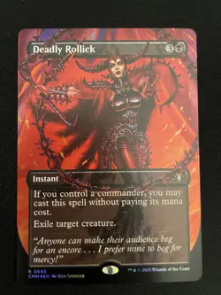 Deadly Rollick (Borderless) Commander Masters Foil - Image 1