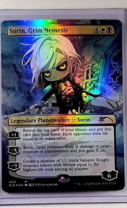 2022 MTG Magic the Gathering SLD Secret Lair Drop Foil #400 Sorin Grim Nemesis - Image 1