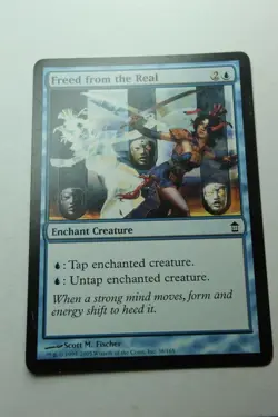 MTG Freed from the Real x1- -Saviors of Kamigawa-Lightly Played - Image 1