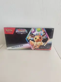 Pokemon Prismatic Evolutions Surprise Box, New Factory Sealed - Image 1