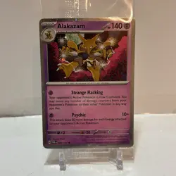 Pokemon Blister Exclusives Alakazam Cosmos Holo 082/167 NM - Image 1