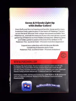 ONE SEALED Pokemon TCG 💎 Prismatic Evolutions Booster Bundle - 6 Packs 💎 - Image 2