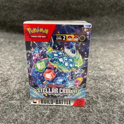 POKEMON TCG: Scarlet & Violet Stellar Crown Build & Battle Box, Sealed, Wear - Image 1