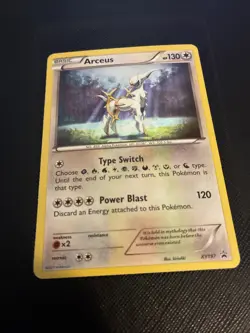 Arceus XY197 - Black Star Promo Mythical Collection Holo Pokemon Card LP - Image 2