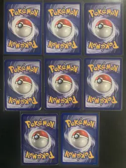 Fossil Unlimited Pokemon Lot (8) - Hypno, Moltres, Haunter, Hitmonlee - Image 2